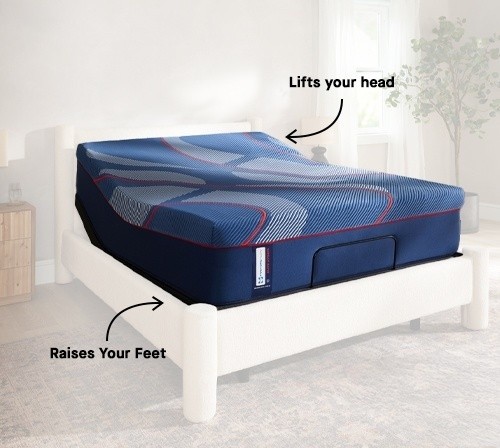 Sealy Ease Power Base | Free In-Home Set Up & 25 Yr Warranty | Sealy