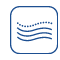 Blue added support icon with white background