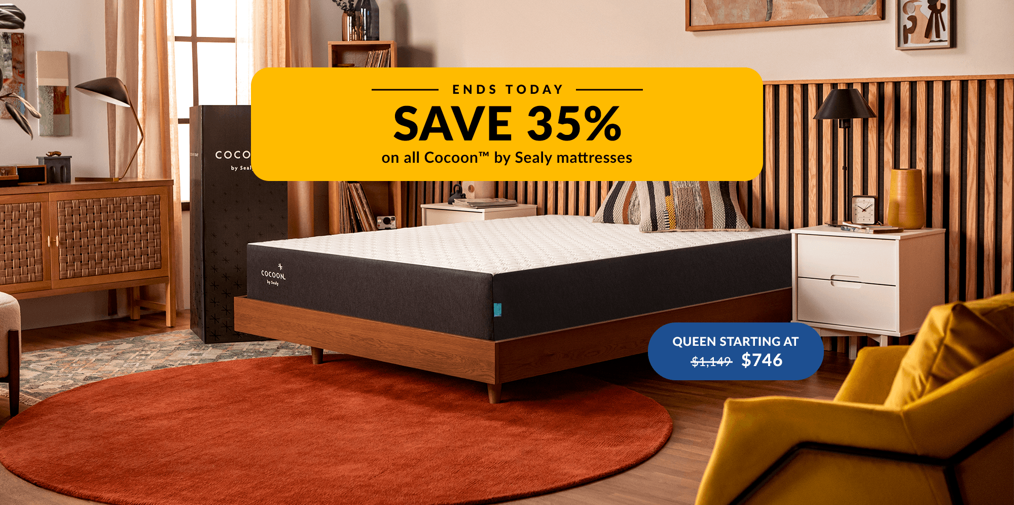 Save 35% Ends Today on Cocoon Hybrid Mattress