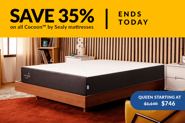 Save 35% Ends Today on Cocoon Hybrid Mattress